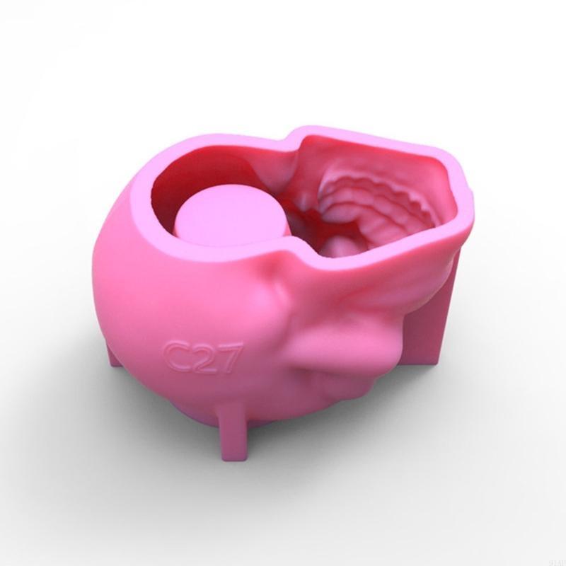91AF 3D Skull Flowerpot Epoxy  - Echeveria Succulent recension och pris