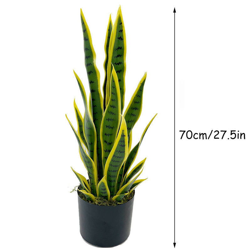 40-100cm Artificial Sansevieri - Ficus Lyrata Tree recension och pris