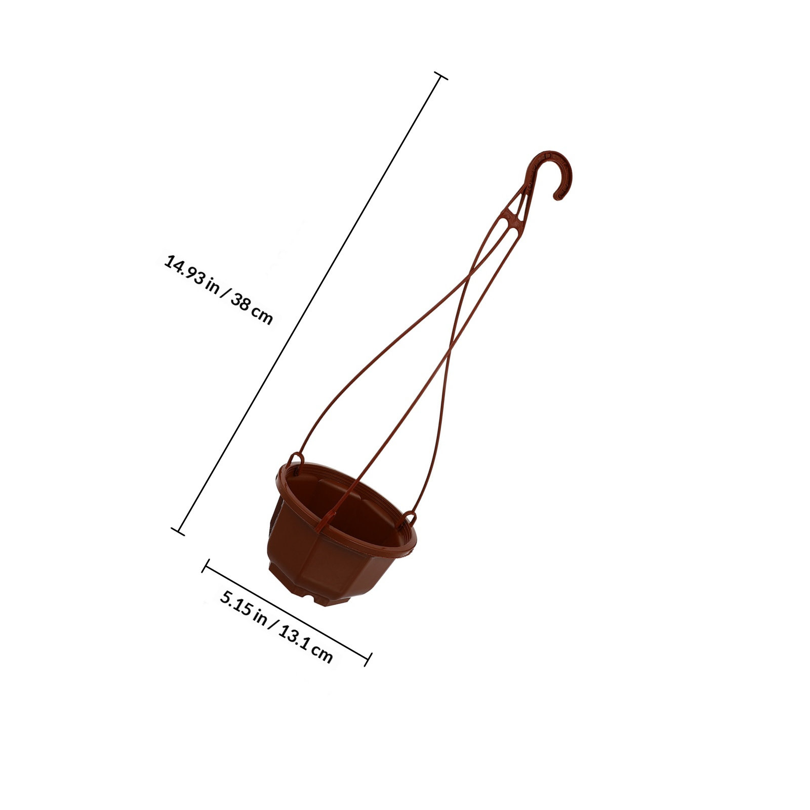 6 Sets Hanging Flower Pots for - Spider Plant Hanging recension och pris