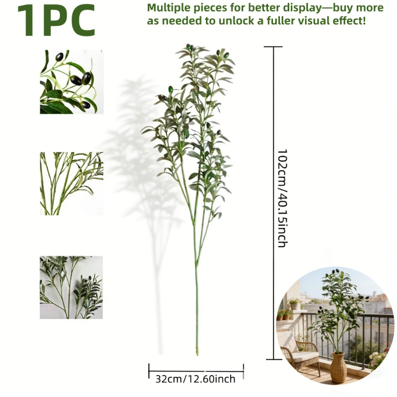 28cm-120cm Artificial Olive Tr - Ficus Lyrata Tree recension och pris