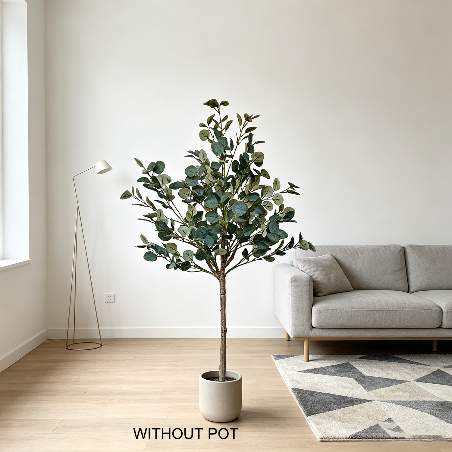 140cm Artificial Eucalyptus Pl - Ficus Lyrata Tree recension och pris