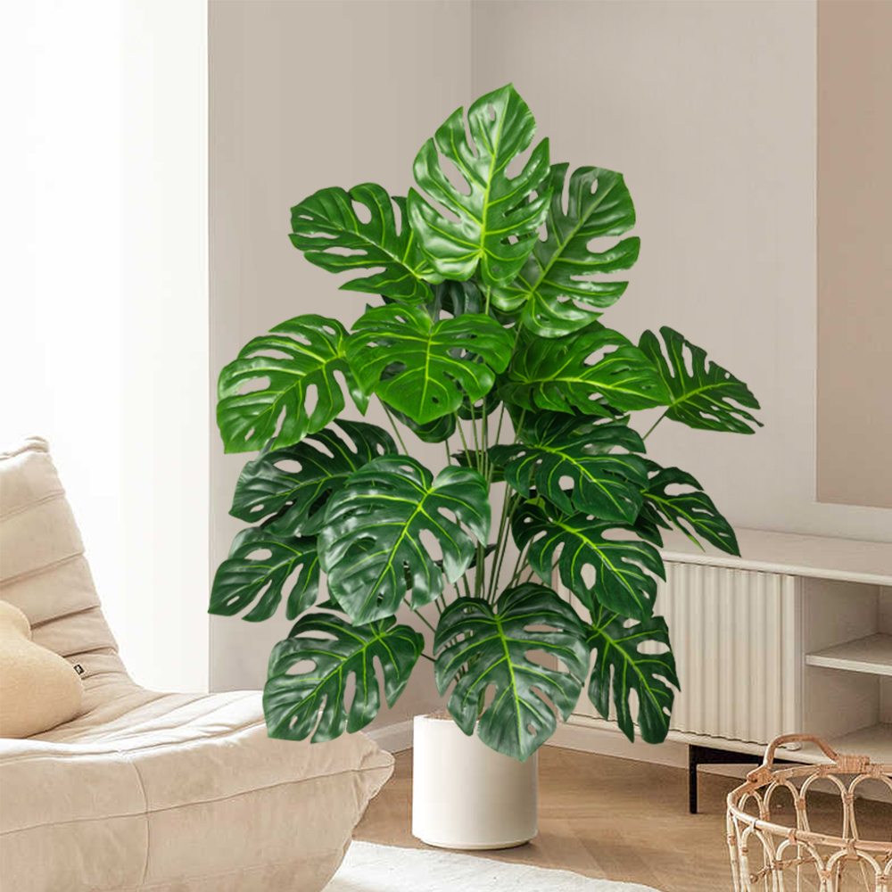 70-100cm Artificial Monstera T - Ficus Lyrata Tree recension och pris