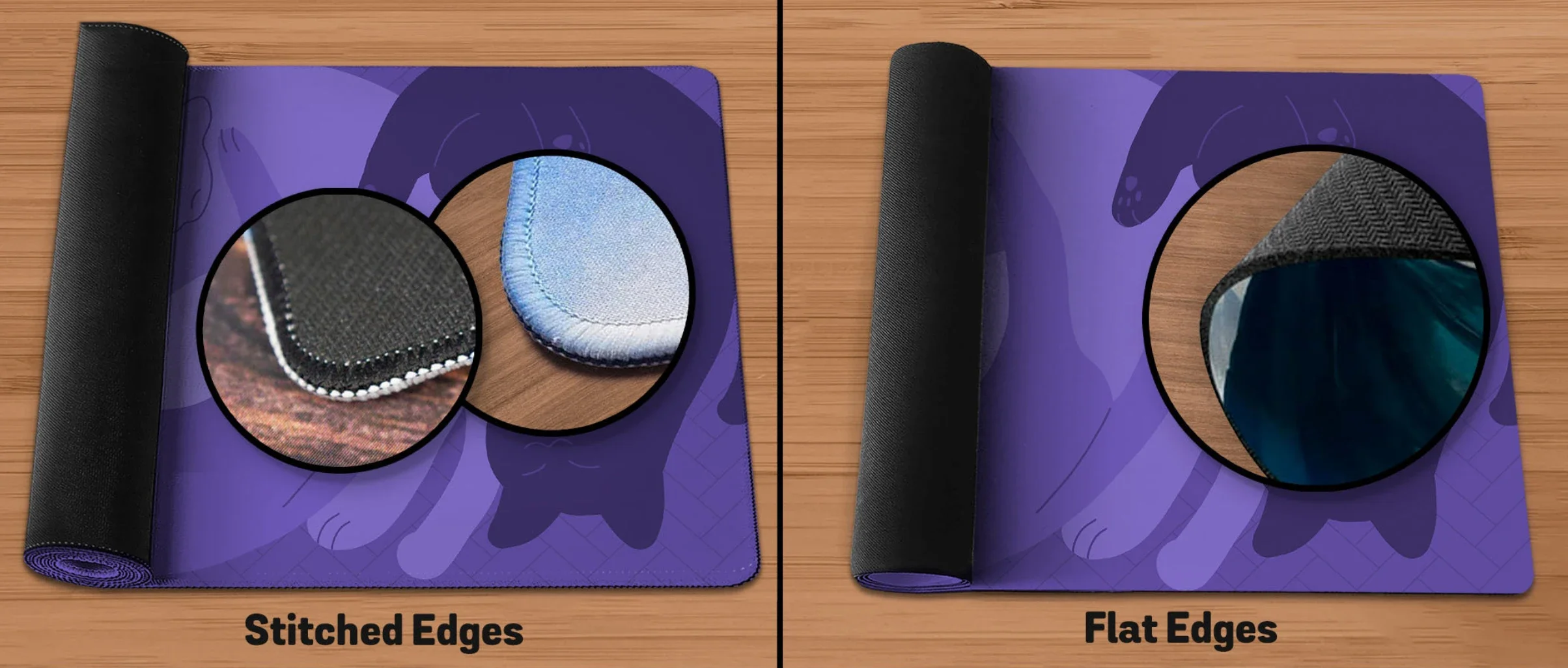 Purple Cats Desk Mat Cat Mouse - Tradescantia Purple recension och pris