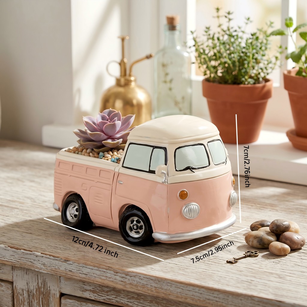 Vintage Pink Mini Bus Succulen - Echeveria Succulent recension och pris