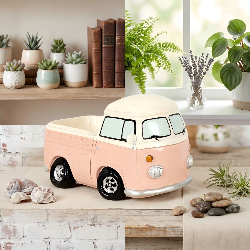 Vintage Pink Mini Bus Succulen - Echeveria Succulent recension och pris