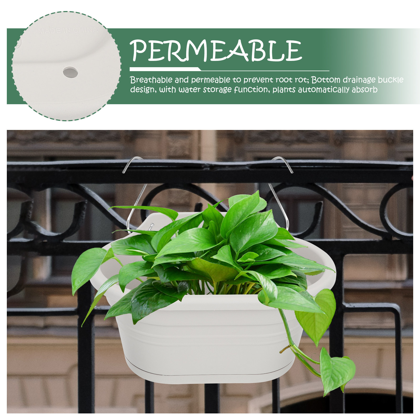 Wall Mounted Hanging Flower Po - Spider Plant Hanging recension och pris